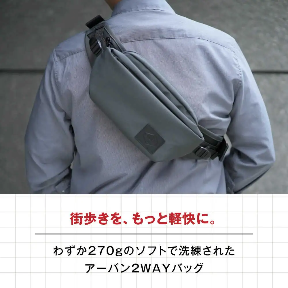 TSUNAGU BAG RUNNER city ウエストバッグ（TSB19） 糸島市 / SIMCLEAR シムクリア かばん [AKP009]