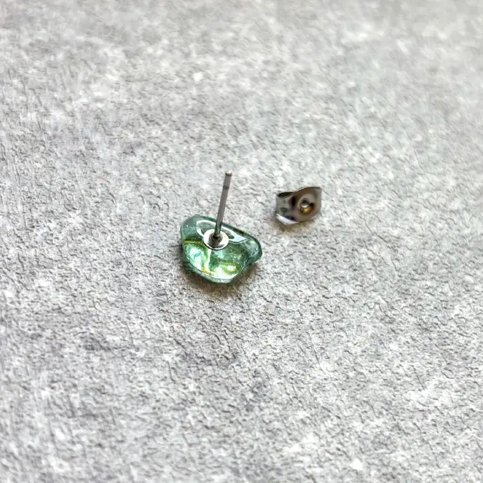 大田市産！シーグラスピアス【ピアス アクセサリー シーグラス お洒落 おしゃれ ファッション ぴあす あくせさりー】