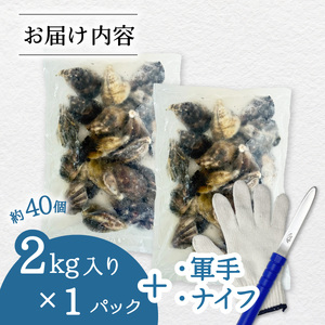 あまべ牡蠣 冷凍 2kg 牡蠣 シングルシード 生食用 殻付き かき カキ オイスター 生ガキ 生牡蠣 生がき 生かき