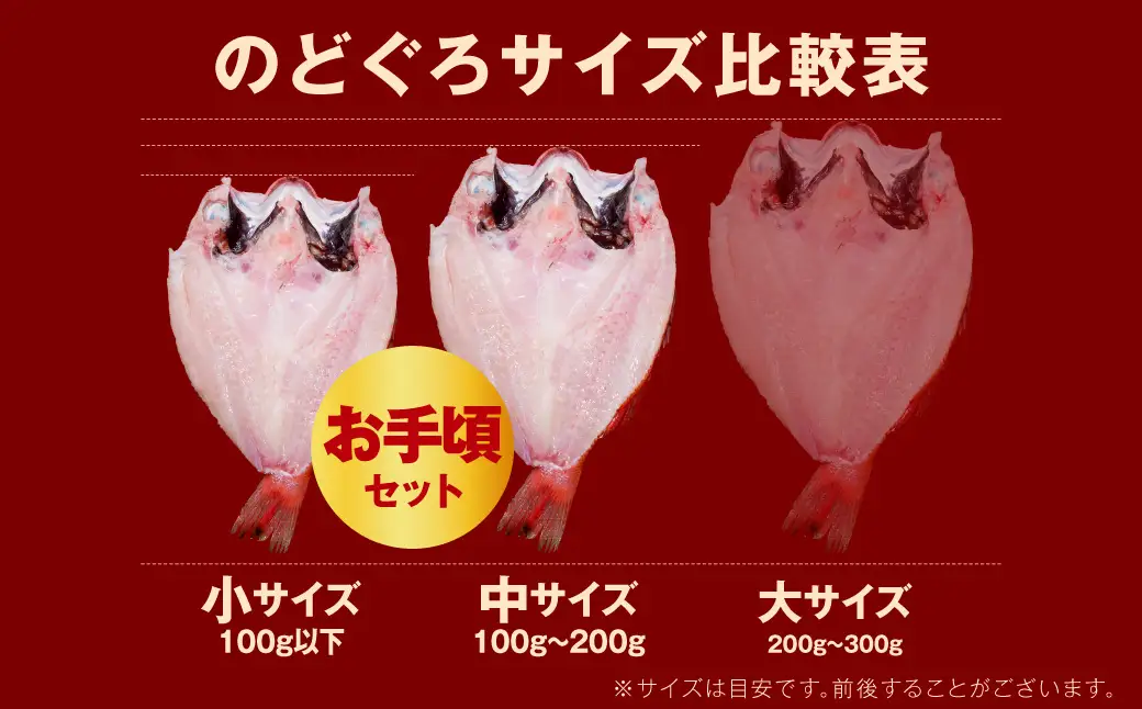 のどぐろ一夜干し4～6枚 計400g「お手ごろセット」 のどぐろ 干物 【005_2067】