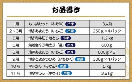 【年8回】福岡まんぞく定期便【2027年1月発送開始】[H5278]