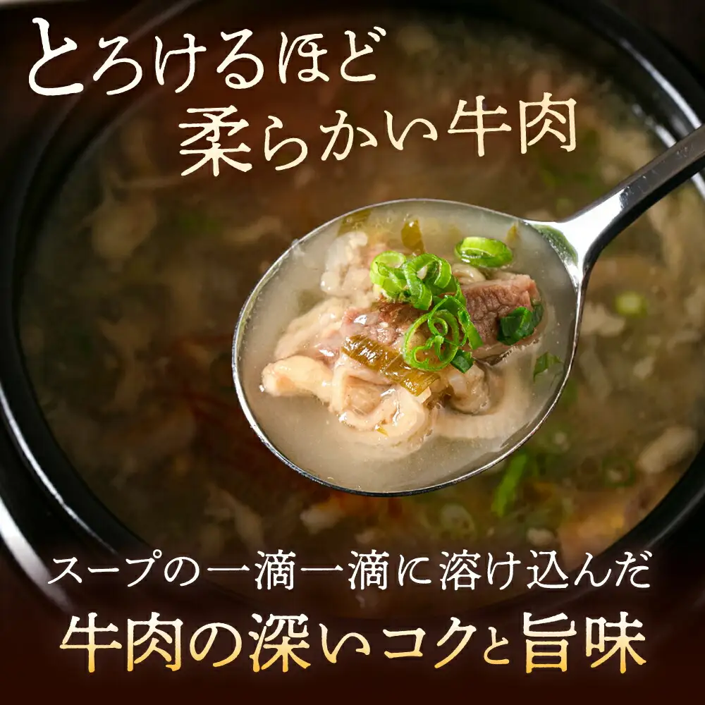 コムタン スープ（450g×2袋）レトルト [ADAE015] 韓国 スープ