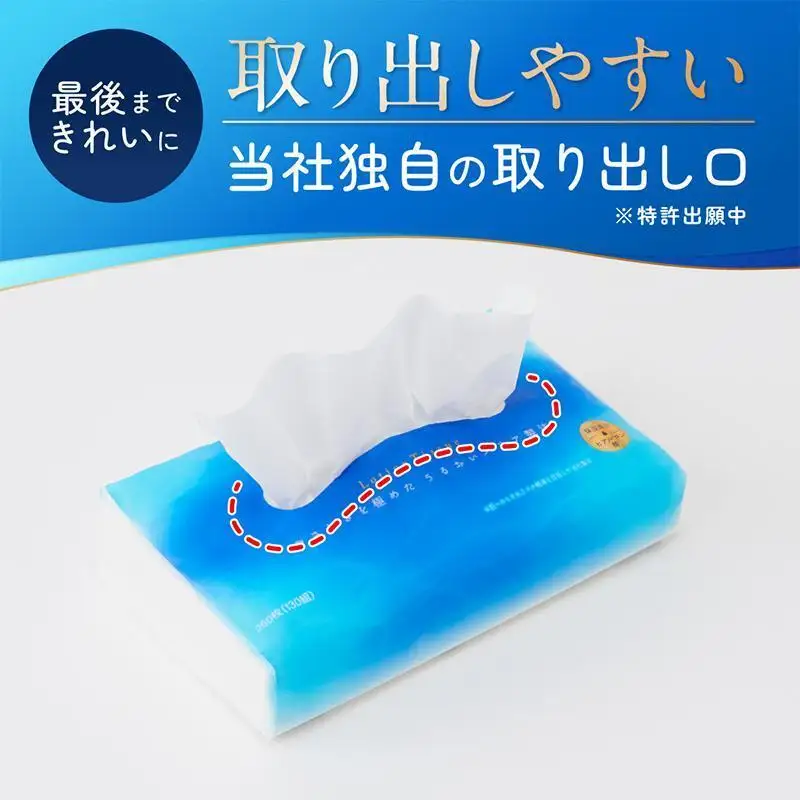 ティッシュ エリエール 贅沢保湿 ソフトパック 9個 ティッシュ