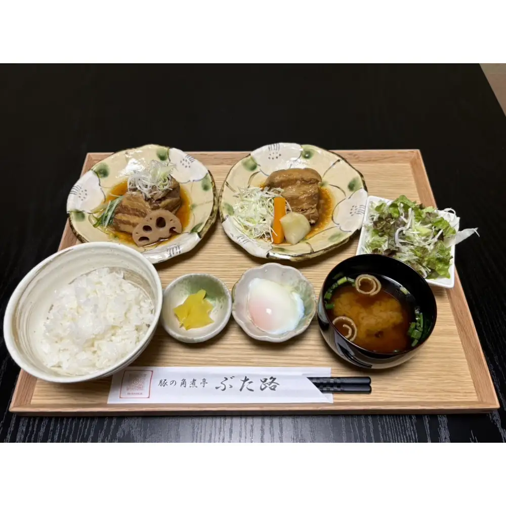 豚の角煮亭 ぶた路 角煮2種盛定食　利用券24枚