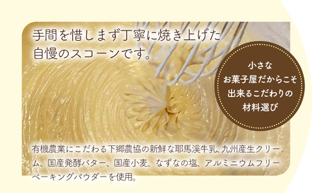国産発酵バター香る濃厚リッチな九州産生クリームスコーン 全粒粉Wチョコ4個セット | お菓子 菓子 おかし 洋菓子 焼き菓子 イギリス菓子 スコーン チョコ 生クリーム 生クリームスコーン 全粒粉 全粒粉チョコ 手作り おやつ デザート スイーツ ティータイム カフェスイーツ 大分県 中津市