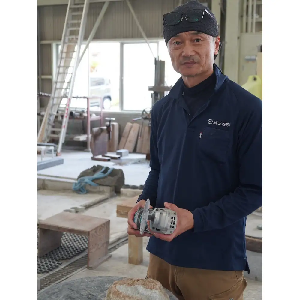 TAKIBISM x ISHINOMAKI 庵治石7個セット(加工なし) 焚火台 STONE QUEST 折りたたみ脚用