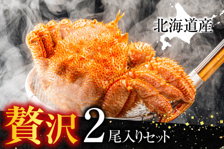 根室海鮮市場＜直送＞ボイル毛がに500～600g×2尾 F-28030