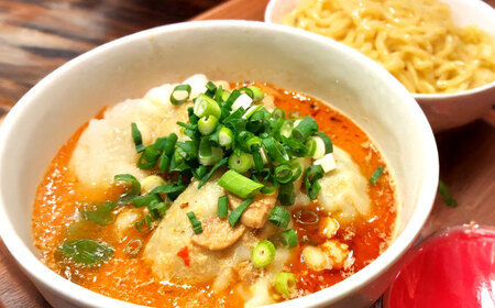 坦々水餃子＋つけ麺セット【8人前】餃子 つけ麺 【餃子屋ヒロ】[BDAS016-2]