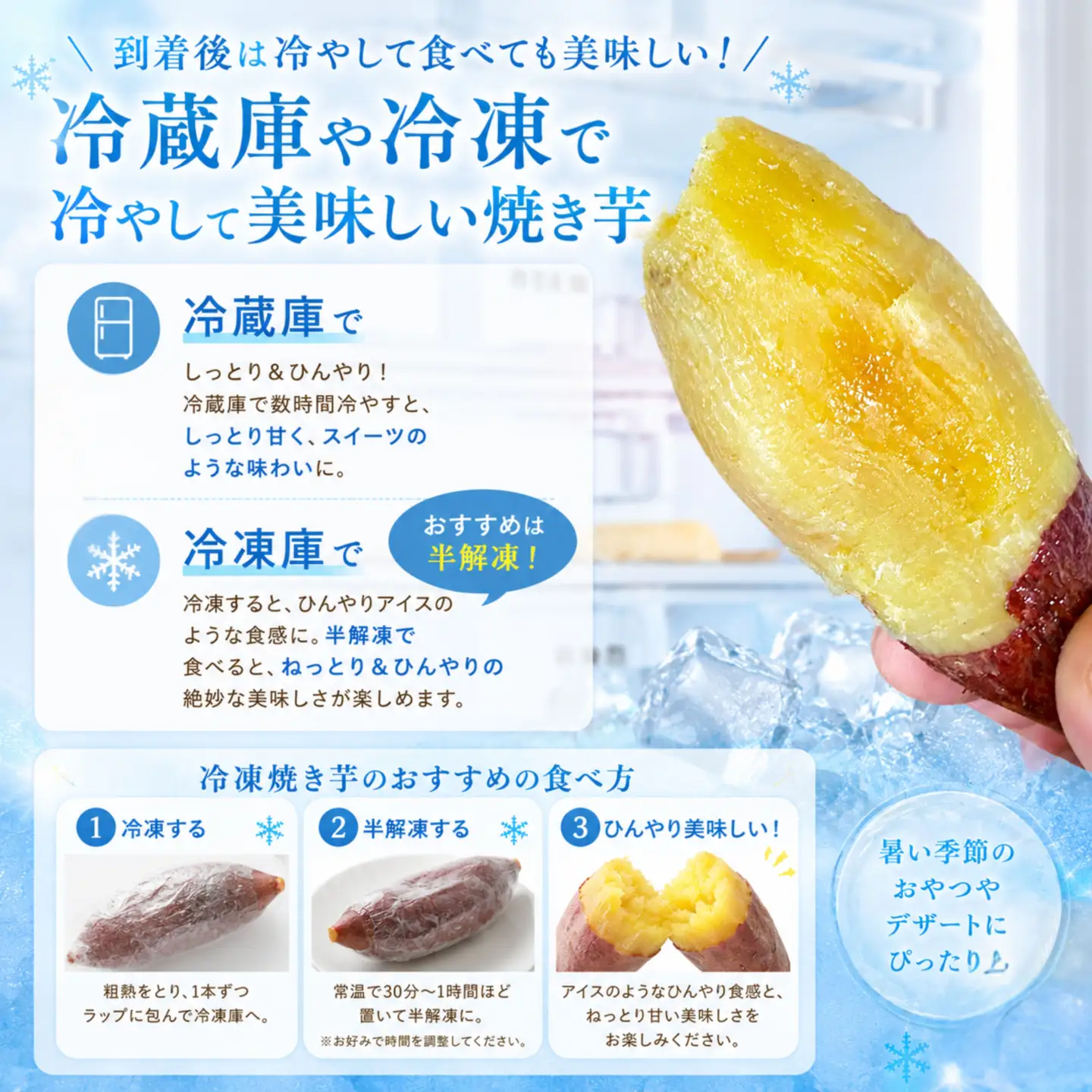2683 【訳あり】 濃密 鹿児島県産 焼き芋 500g KN097-003-01 野菜 菓子 さつまいも 冷凍