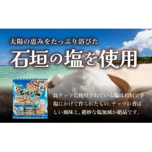 石垣の塩 島ナッツ 大×12袋