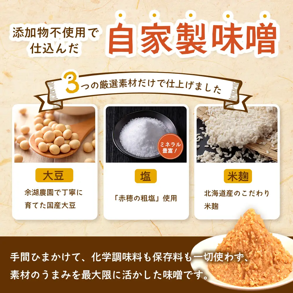 自家製味噌　700g×2パック【31001501】