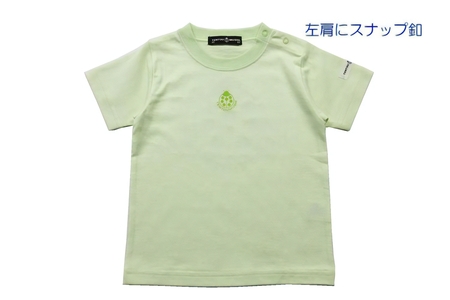 子ども用 半袖Tシャツ TENTOUMUSHI てんとう虫PT ライトグリーン 90サイズ [0800]