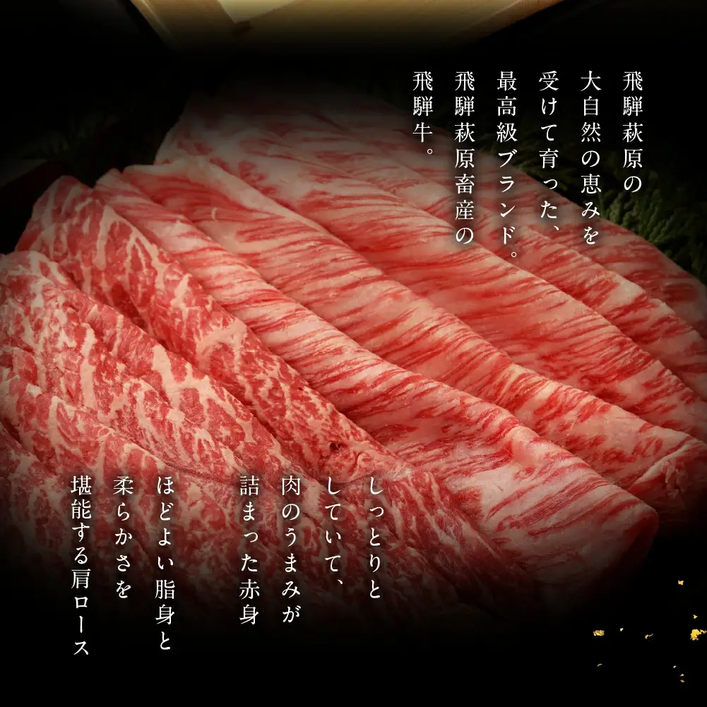 【2027年1月発送】飛騨牛すき焼セット (肩すき焼 200g　ももすき焼 300g) 【22-7(1)】