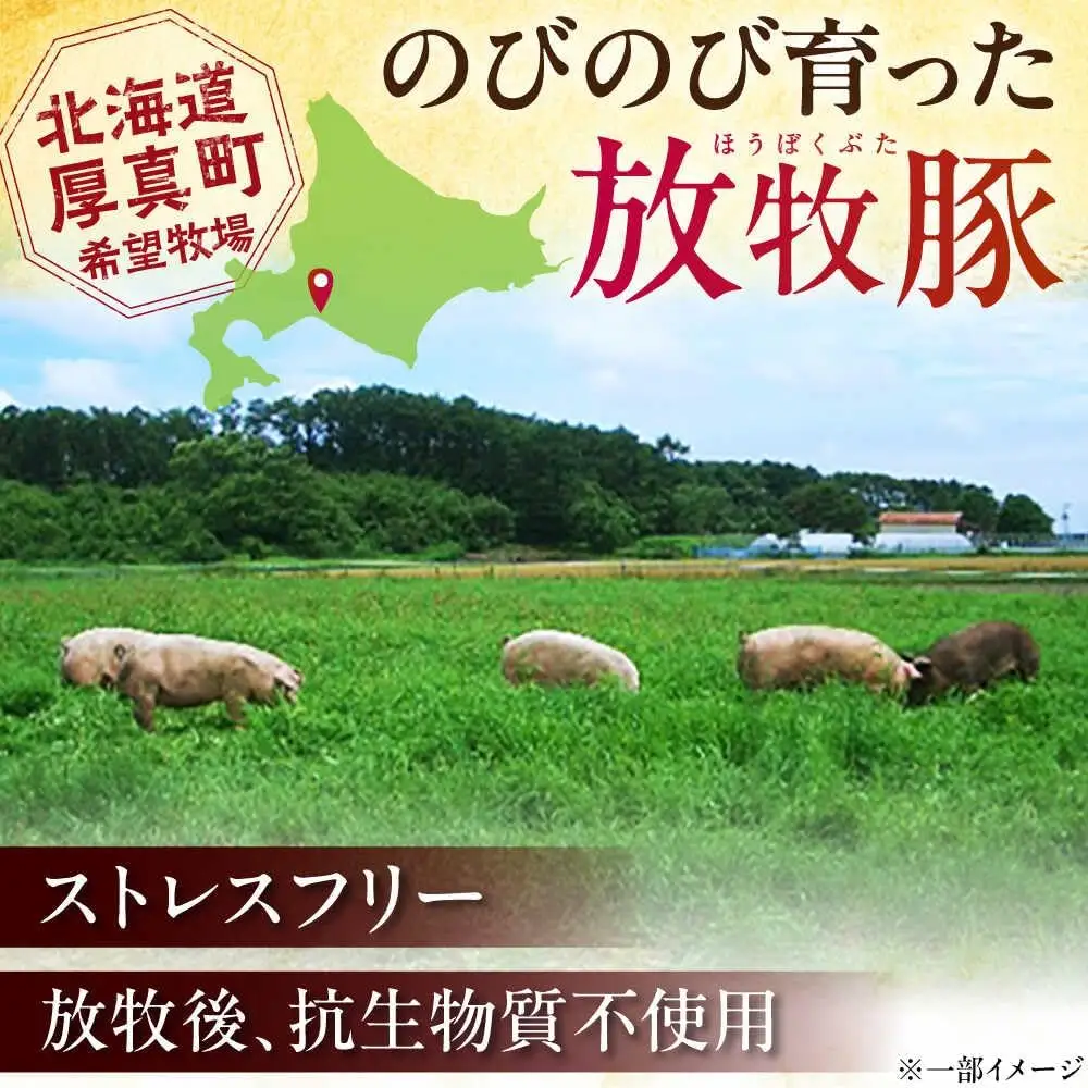 放牧豚 放牧豚 肩ロース生姜焼き 計1360g（170g×8） 精肉 小分け 冷凍 北海道 [AXBA125]