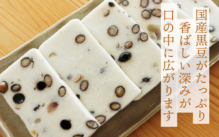 石川県産米と国産黒豆で作ったとぼ餅 6枚入り×5袋セット / おもち
