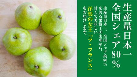 令和8年産 ラ・フランス 3kg 2L-3L 9 - 10玉 道の駅厳選 山形県産 【2026年10月下旬頃から11月下旬頃発送予定】　014-B-CS012