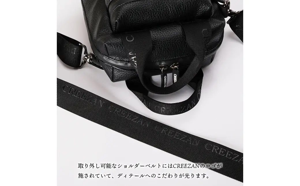 CREEZAN GOLF クリーザンゴルフ カートバッグボックス ブラック CCGI-013-02 / ゴルフ カートバッグ ゴルフバッグ 縦型 軽量 収納力 水濡れに強い 高機能合成皮革 ドリンクホルダー付き ショルダーストラップ付き シンプル デザイン