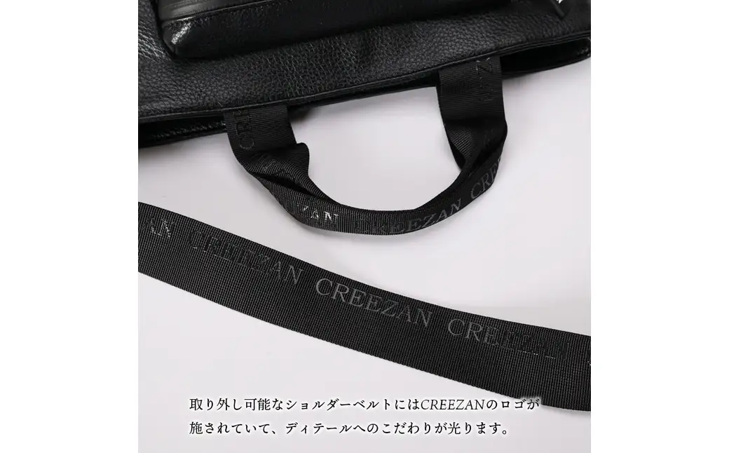 CREEZAN GOLF クリーザンゴルフ カートバッグトート ブラック CCGI-014-02 / ゴルフ カートバッグ ゴルフバッグ トートバッグ 2way 軽量 収納力 水濡れに強い 高機能合成皮革 ショルダーストラップ付き シンプル デザイン