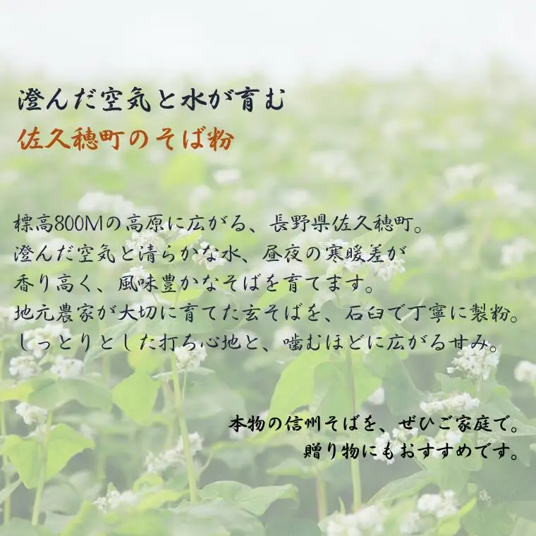 信州ひすいそば・信濃1号　500ｇ各1袋 [CH-115-01]