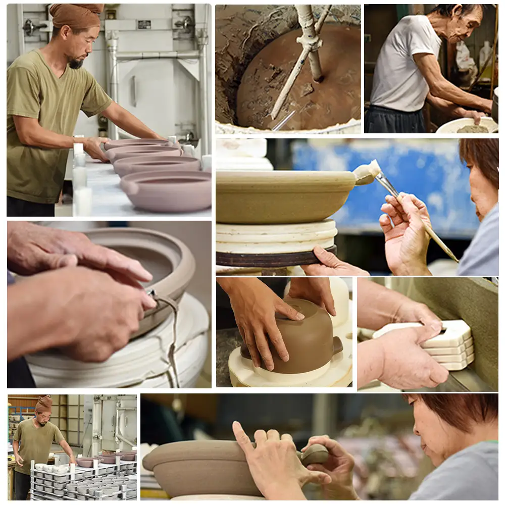 【萬古焼(ばんこやき)】Handmadeアート土鍋 弥生陶園　職人が一つ一つ丁寧に成形し焼き上げる、こだわりのおひつ　土鍋の国内生産80％のシェアを誇る伝統の萬古焼　TS-412　丸おひつ2合（黒釉）レンジで簡単 炊きたての味がよみがえる丸おひつ【鍋、おひつ、省エネ、耐久性、人気、おすすめ、ごはんがおいしい、使いやすい、時短、耐熱調理、米、ごはん、うまみ、電子レンジ】