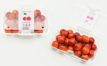 山形のさくらんぼ 紅秀峰 360g Lサイズ以上 (180g×2パック) 【令和9年産先行予約】FS25-021
