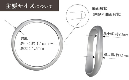 チタンリング/river/幅約3.5mm 1個 チタン製 日本製 【リング 指輪 オールチタン 純チタン アクセサリー おしゃれ 軽量】 [I-20303]