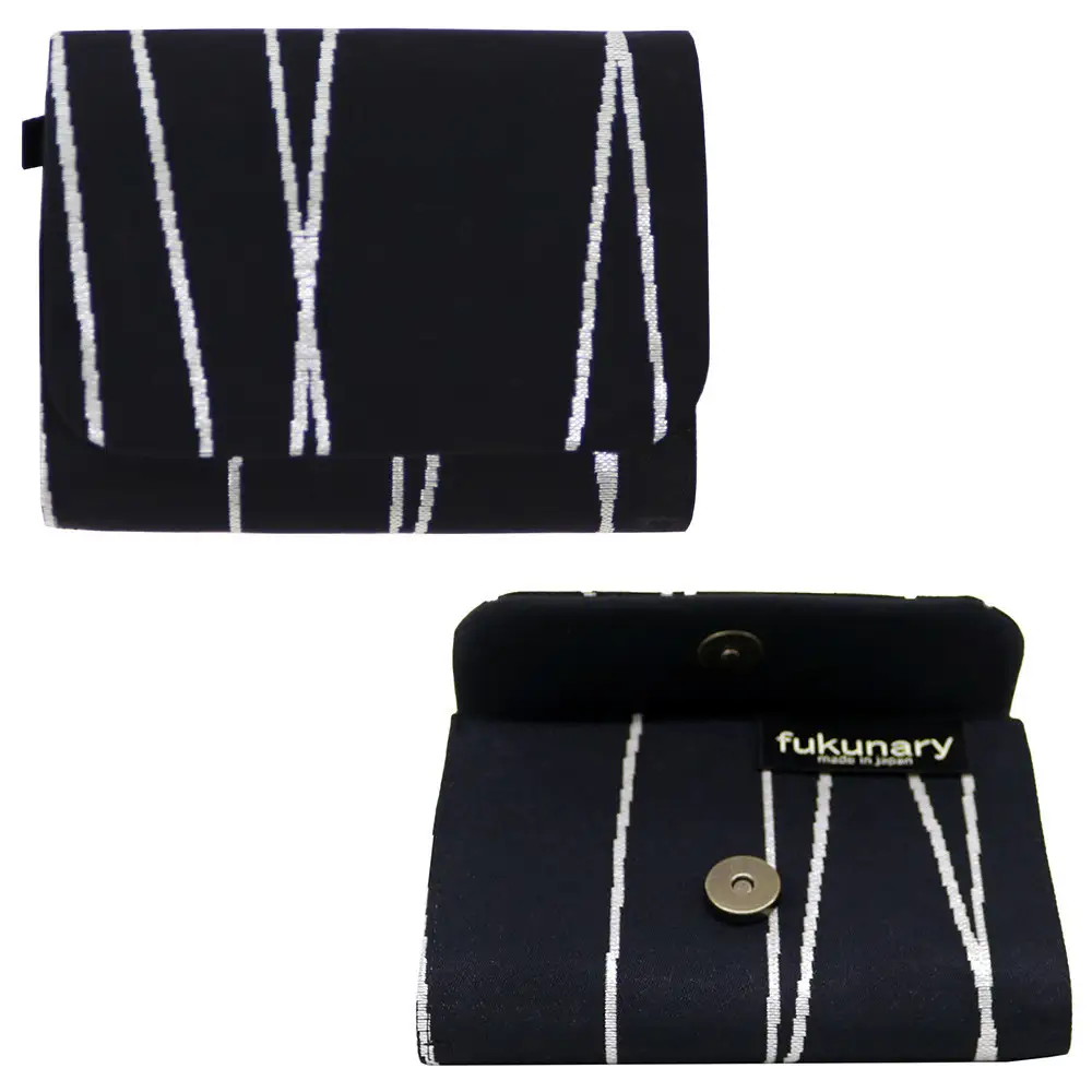 FUKUNARY はちのす カードケース カード入れ KUROGIN 紫野 B04