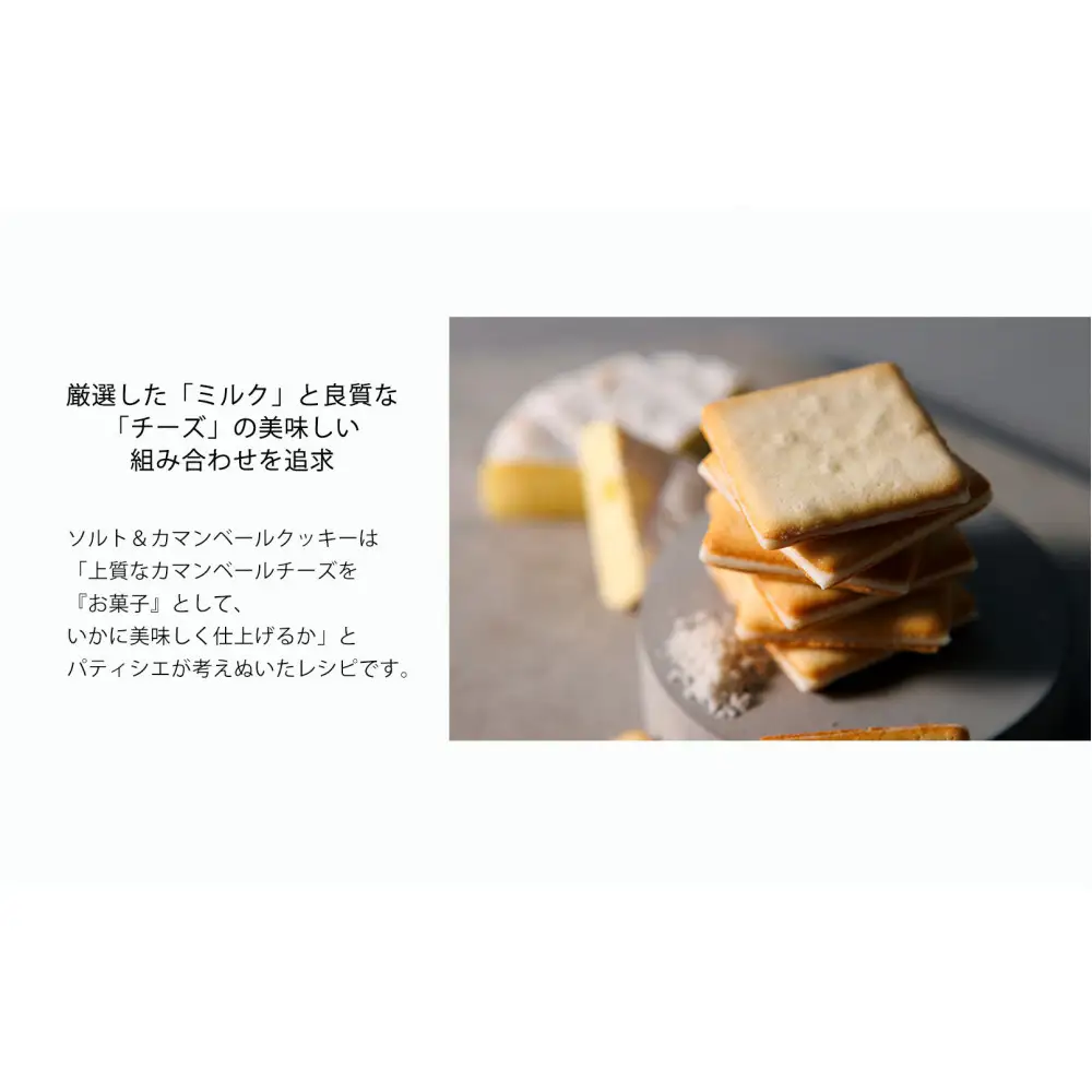 【東京ミルクチーズ工場】ソルト＆カマンベールクッキー9枚入2箱/蜂蜜＆ゴルゴンゾーラクッキー9枚入2箱セット