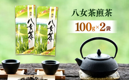 八女茶 八女茶煎茶 100g×2袋お茶 茶 緑茶 [ABEI005] 八女茶