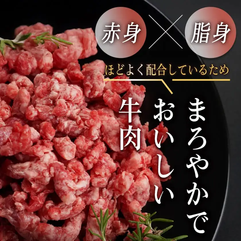 宮崎県産黒毛和牛100％ミンチ(500g×2P)〔E9-002〕_(都城市) 宮崎県産黒毛和牛 ミンチ 粗びき 500g×2P 牛ひき肉 ハンバーグ ミートソース 麻婆豆腐 メンチカツ キーマカレー他