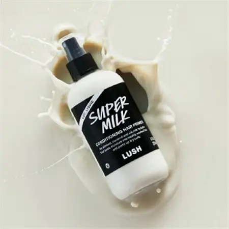 LUSH ラッシュ スーパーミルキー ヘアプライマー 250g スタイリング ヘアミスト プライマー_ヘアケア スタイリング ヘアミルク ヘアミスト_【1640980】