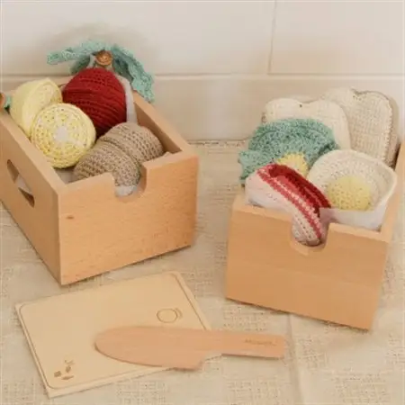 HOPPL(ホップル)おままごとギフトBOXセット(手編みおもちゃ)【1653549】