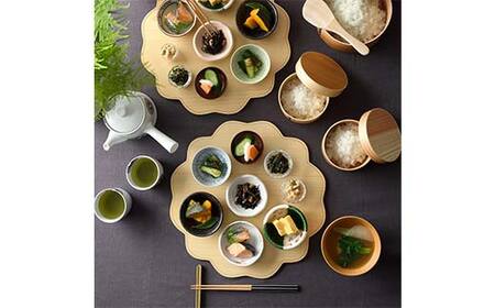 型抜き料理トレー 夏 ヤマコー株式会社 料理ボード 料理トレー 大皿 食器 ひのき 木製 F4N-1814