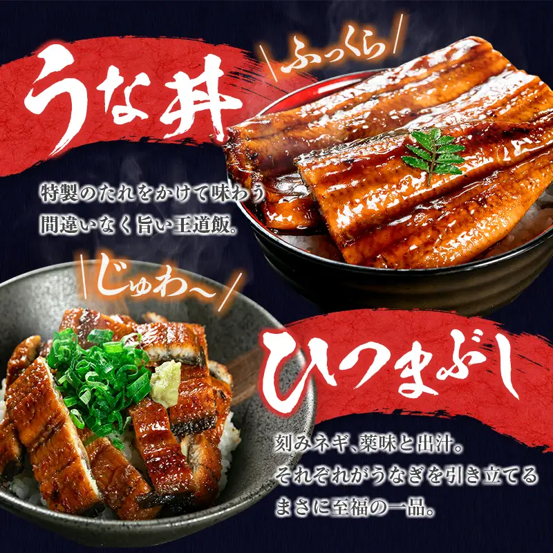 2026年8月配送 鰻楽 国産 うなぎ蒲焼 2尾 B555-2608