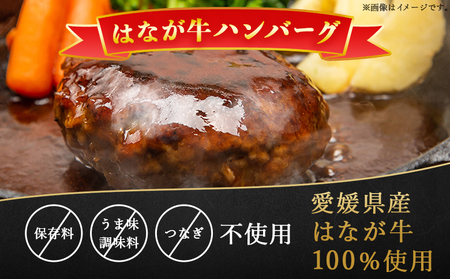 ＜熟成肉 はなが牛ハンバーグ 15個（1個150g）＞ 肉 お肉 牛肉 牛 ビーフ 牛100％ 肉加工品 お惣菜 洋食 おかず 弁当 ランチ ディナー 国産 小分け 個包装 簡単調理 特産品 ゆうぼく 愛媛県 西予市 【冷凍】『2か月以内に順次出荷予定』UYB0026