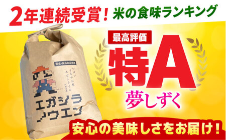 【11月発送】令和7年産 夢しずく 玄米 10kg（5kg×2袋）【江頭農園】 [HAU005] 特A