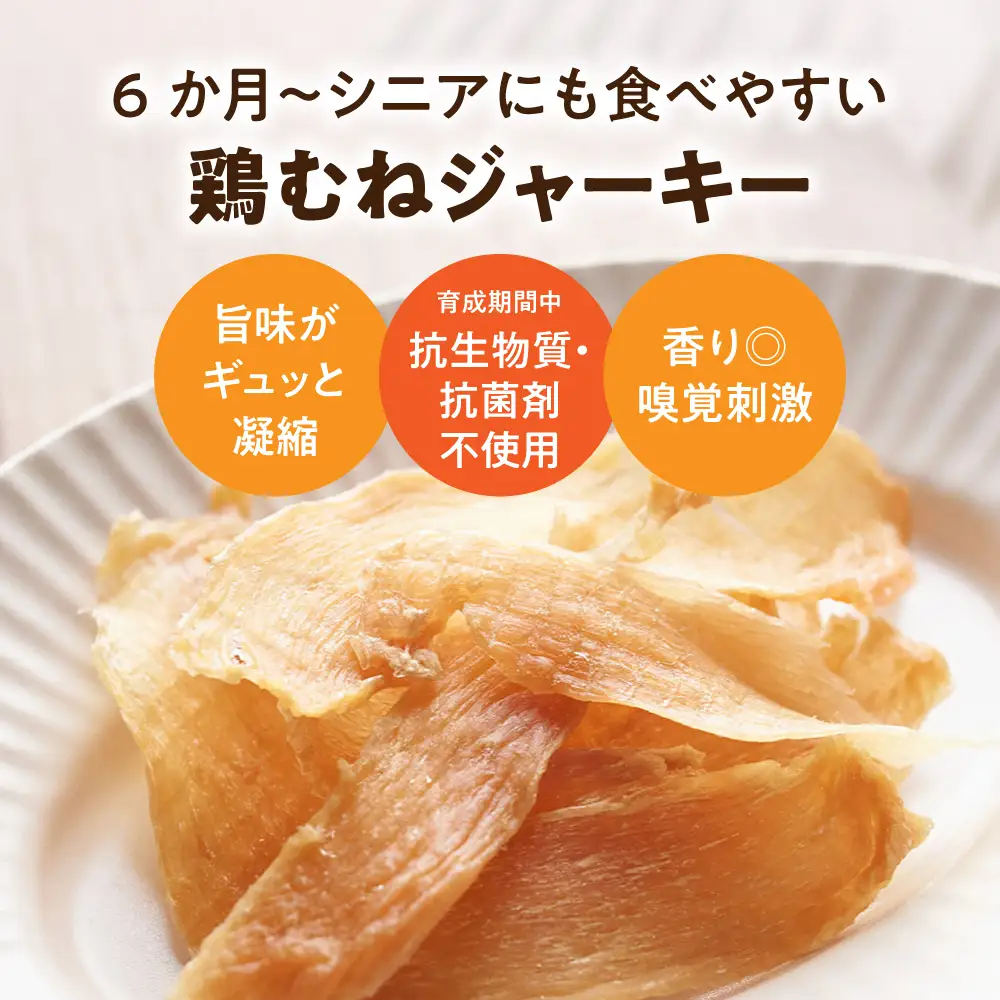 【ペット用おやつ】 《無添加》 鶏むね ジャーキー 20g×5個入り 多治見市 / こなき屋 国産 薄くてパリパリ 鶏むねジャーキー 犬用 おやつ[TEM004]
