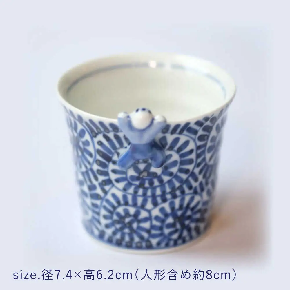 【波佐見焼】一閑人煎茶・そば猪口 蛸唐草 2点セット【FOURGRACE】[UG12]