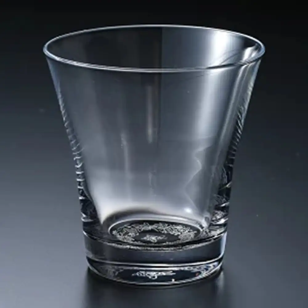 みよし漆器本舗 紀州塗り ぬりもん de Verre フリーグラス 銀 蒔絵 ボタニカル 210ml