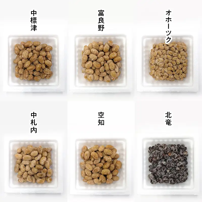 北海道ご当地大豆納豆 アソート（6種×2ユニット　12ユニット入） EB8-0403