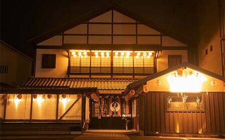 つるや旅館 2名 一泊2食付き平日プラン 宿泊チケット 日本酒 地酒 会席料理 こんぴら 郷土料理 地産地消 F5J-1268