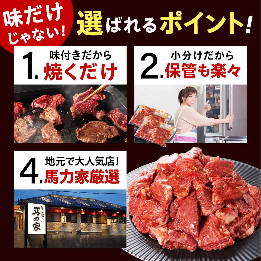 【6回定期便】【訳あり】味付けハラミ 500ｇ(250ｇ×2パック) [AVBO040]