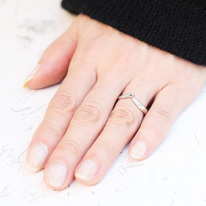 結婚指輪 リング プラチナ PT900 ダイヤモンド 0.07ct V字 レディースリング ハート ジュエリー マリッジリング 【293-pt】 ALPAZ157