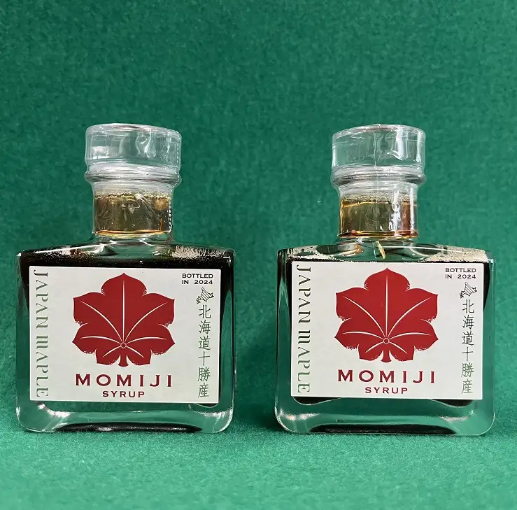 【最短翌日発送】国産 メープルシロップ 「MOMIJI SYRUP」50ml×2本入り100ml 北海道 十勝 モンドセレクション金賞受賞 メープル メイプル シロップ 純国産 国産  ジャパンフードセレクショングランプリ受賞！
