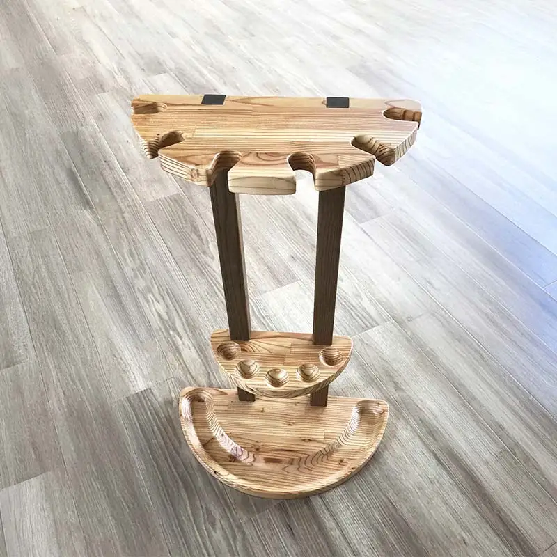 ゴルフクラブスタンド（パークゴルフ用） HOKKAIDO WOOD 木 木製 ゴルフ 収納 スタンド F6S-526