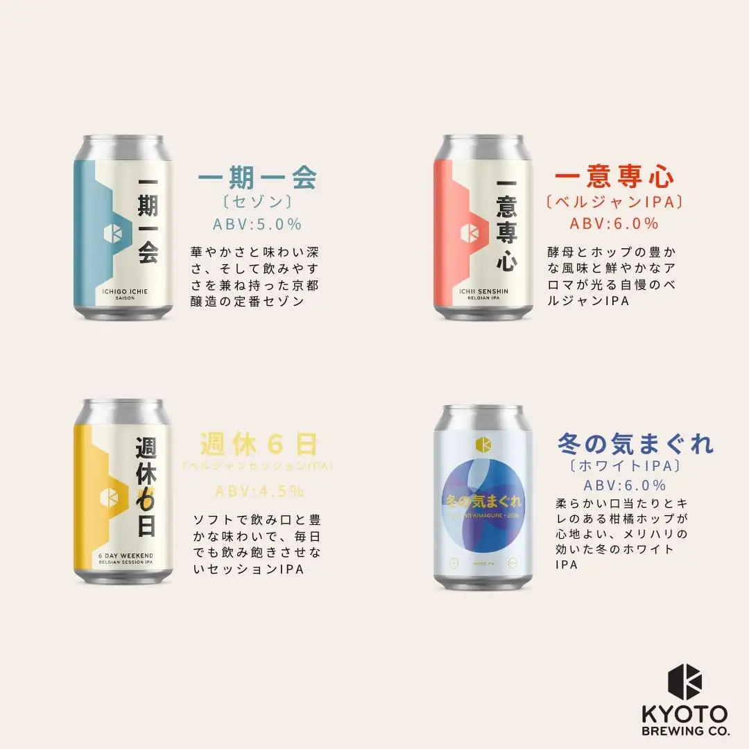 ＜年4回定期便＞京都発のクラフトビール 定番＆季節のセット6本入 クラフトビール