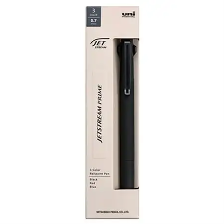 JETSTREAM PRIME 3色ボールペンノック式0.7mm ブラック【1661683】