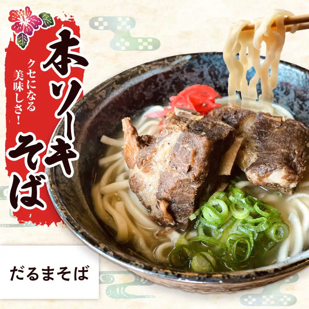 【全9回定期便】本格ソーキそば満喫セット 沖縄そば BCZZ011