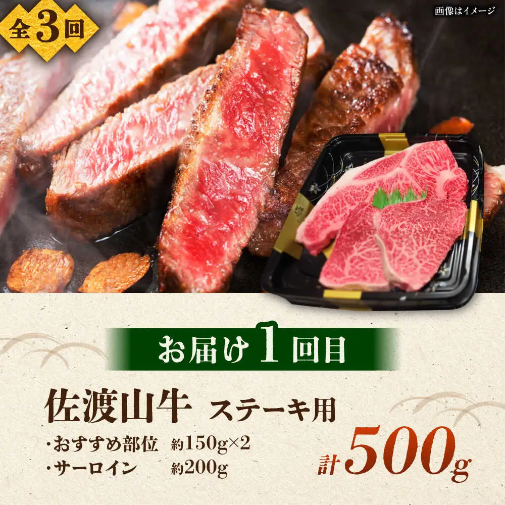 【全3回定期便】沖縄ブランド牛を堪能！贅沢お肉定期便【沖縄市】牛肉 和牛 サーロインステーキ 焼肉 赤身 沖縄市 / 肉のサブロー / お肉屋本店[BCZZ027]