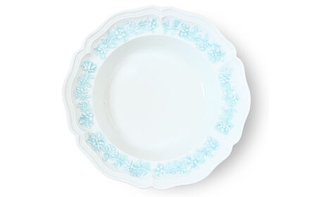 【波佐見焼】ombre de fleur ブーケボウル　palette blue　2枚セット　食器 皿【翔芳窯】[FE431]